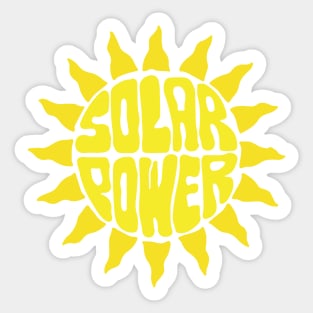 Solar power Sun Sticker